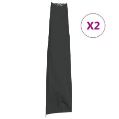 Capas para guarda-sol de jardim 2 pcs 190x50/30 cm oxford 420D