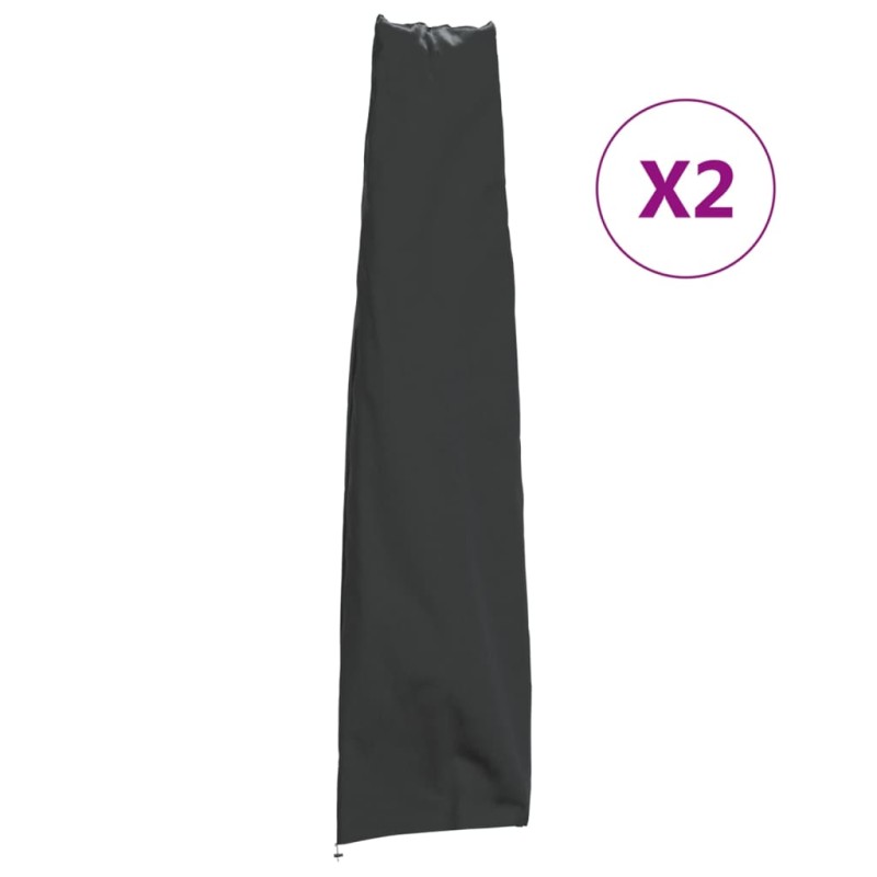 Capas para guarda-sol de jardim 2 pcs 190x50/30 cm oxford 420D-Capas para móveis de jardim-Home Retail