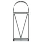 Suporte de lenha 40x45x100 cm aço galvanizado antracite