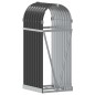 Suporte de lenha 40x45x100 cm aço galvanizado antracite