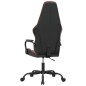 Cadeira gaming de massagens couro artificial preto e vermelho