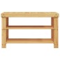 Sapateira com 3 prateleiras 70x27,5x45 cm bambu