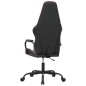 Cadeira gaming massagens couro artificial vermelho-tinto/preto