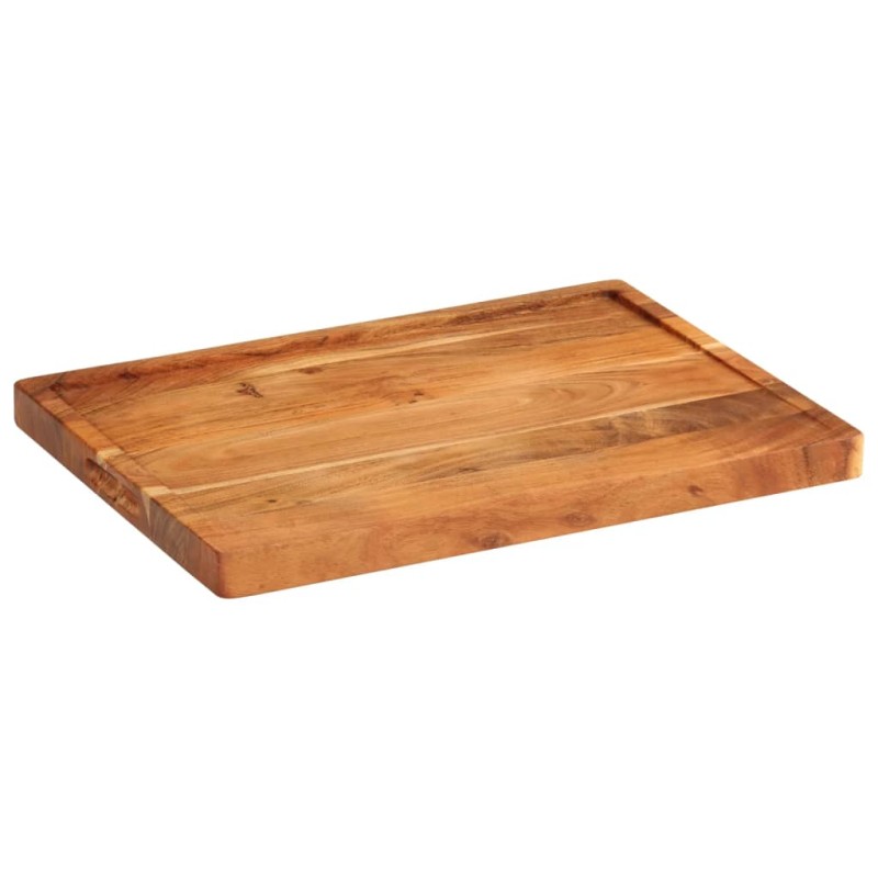 Tábua de cortar 52x38x3,5 cm madeira de acácia maciça-Tábuas de corte para cozinha-Home Retail