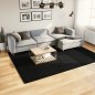 Tapete shaggy de pelo alto PAMPLONA 200x280 cm preto