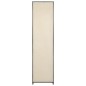 Roupeiro com 4 compartimentos 175x45x170 cm cor creme