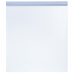 Película janela estática 45x2000cm PVC cinza transparente fosco