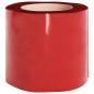 Cortina de porta 200 mm x 1,6 mm 25 m PVC vermelho