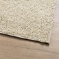 Tapete shaggy de pelo alto PAMPLONA 240x240 cm dourado