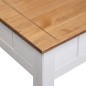 Mesa de centro 100x60x45 cm pinho maciço Panama branco