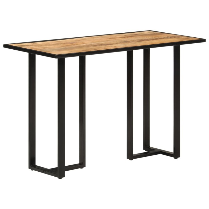 Mesa de jantar 110x55x75,5 cm madeira de mangueira maciça-Mesas de cozinha e de sala de jantar-Home Retail