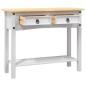 Mesa consola Corona pinho mexicano 90x34,5x73 cm branco