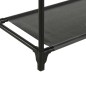 Suporte para roupas aço e tecido não tecido 55x28,5x175cm preto