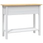 Mesa consola Corona pinho mexicano 90x34,5x73 cm branco