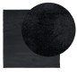 Tapete de pelo curto OVIEDO 160x160 cm preto