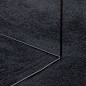 Tapete de pelo curto OVIEDO 160x160 cm preto