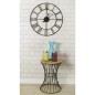 H&S Collection Mesa de apoio metal bege