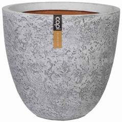 Capi Vaso redondo Nature Rock 43x41 cm marfim PKRCI212