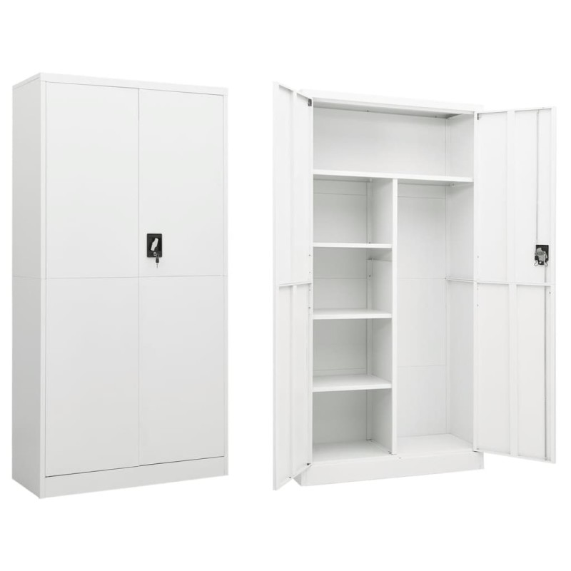 Cacifo 90x40x180 cm aço branco-Arquivadores-Home Retail