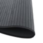 Tapete redondo 100 cm bambu preto