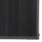 Tapete retangular 80x200 cm bambu preto