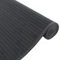 Tapete retangular 80x300 cm bambu preto