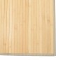 Tapete retangular 80x1000 cm bambu cor natural clara