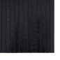 Tapete retangular 100x500 cm bambu preto