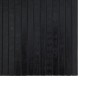 Tapete retangular 100x100 cm bambu preto