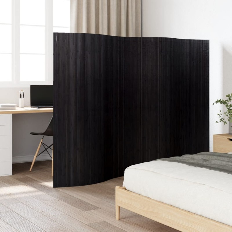 Divisória 165x250 cm bambu preto-Biombos-Home Retail