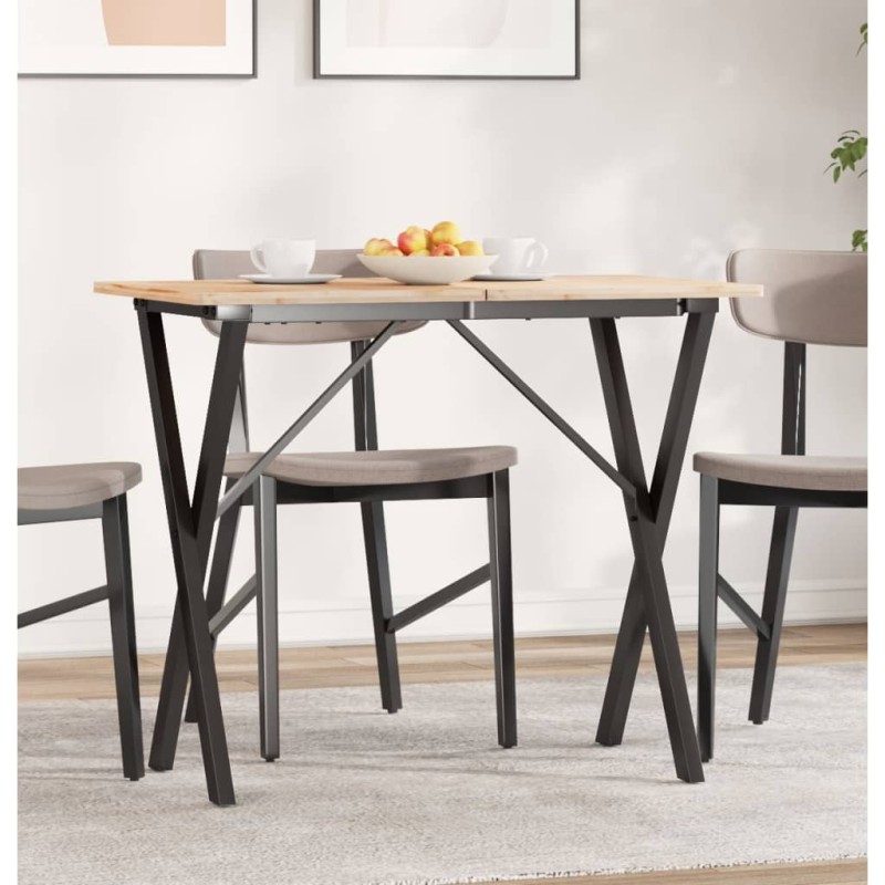 Pernas para mesa de jantar estrutura em X ferro fundido-Pernas de mesa-Home Retail