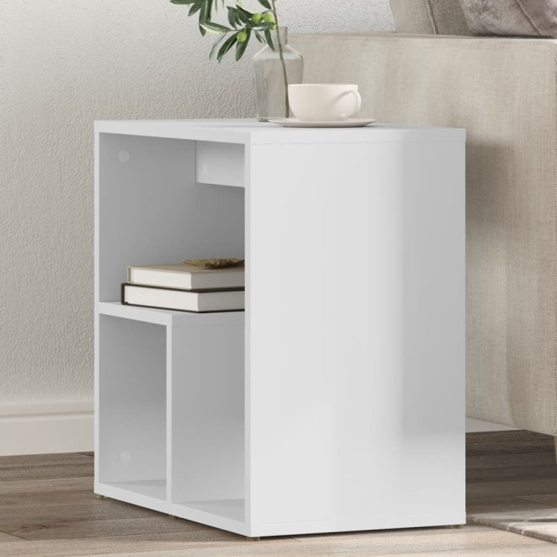 Mesa de apoio 50x30x50 cm contraplacado branco-Mesas de apoio-Home Retail