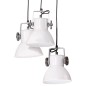 Candeeiro suspenso 25 W 30x30x100 cm E27 branco