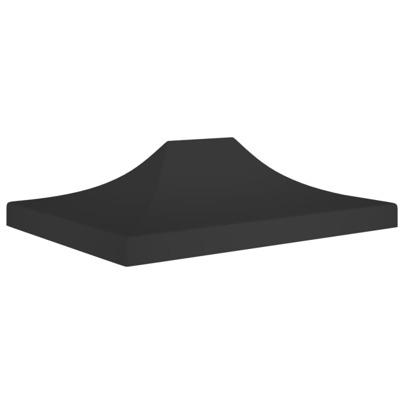 Teto para tenda de festas 4,5x3 m 270 g/m² preto-Topos para toldos e gazebos-Home Retail