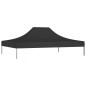 Teto para tenda de festas 4,5x3 m 270 g/m² preto