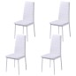 Conjunto mesa de jantar 5 pcs preto e branco