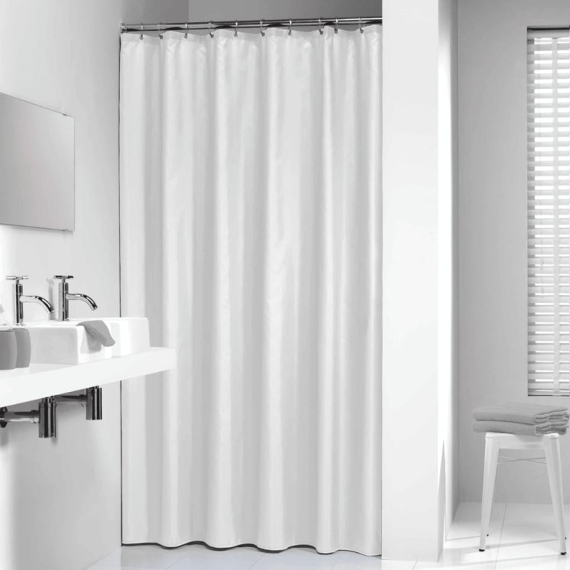 Sealskin Cortina de duche Madeira 120 cm branco 238501110-Cortinas para casa de banho-Home Retail