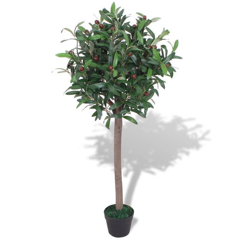 Planta loureiro artificial com vaso 120 cm verde-Flores sintéticas-Home Retail