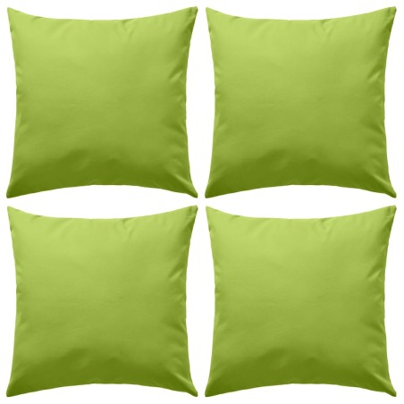 Almofadas para exterior 4 pcs 45x45 cm verde maça