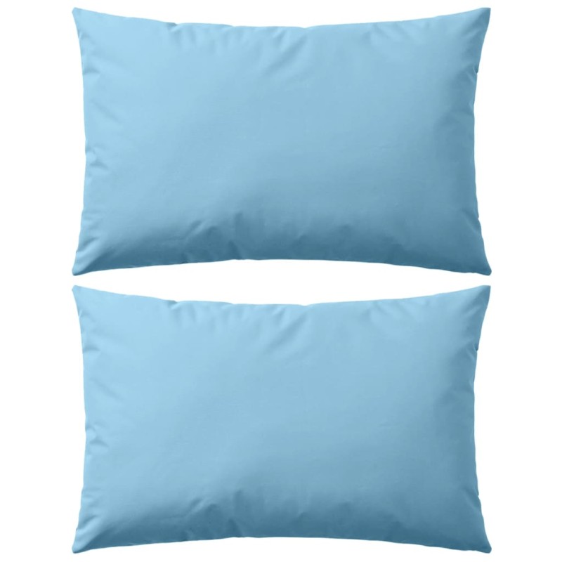 Almofadas para exterior 2 pcs 60x40 cm azul claro-Almofadas-Home Retail