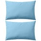 Almofadas para exterior 2 pcs 60x40 cm azul claro