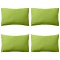 Almofadas para exterior 4 pcs 60x40 cm verde maçã