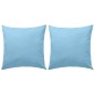 Almofadas para exterior 2 pcs 45x45 cm azul claro