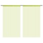 Cortinas de fios 2 pcs 100x250 cm verde