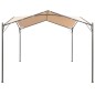 Gazebo tenda com toldo 4x4 m aço bege