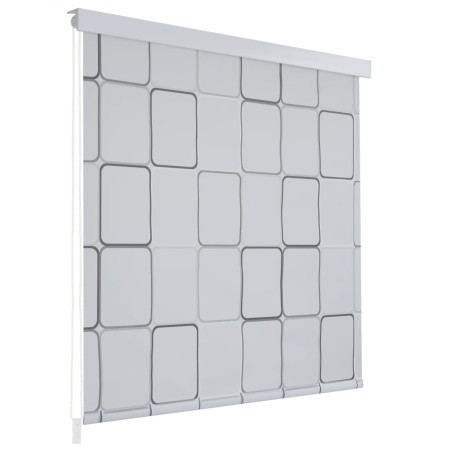 Estore de rolo para o duche 140x240 cm quadrados