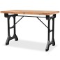 Mesa de jantar madeira de abeto maciça 122x65x82 cm