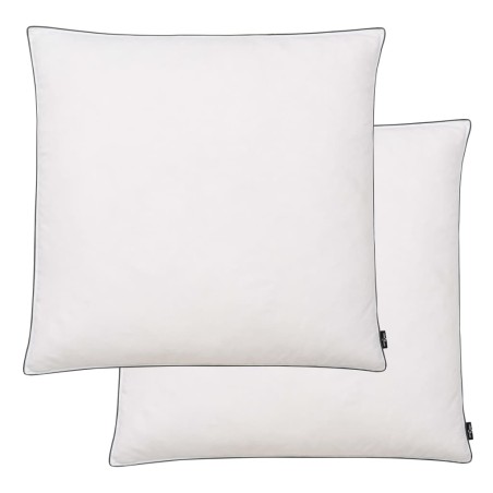 Almofadas 2 pcs enchimento de penugem/penas 80x80 cm branco