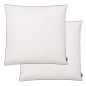 Almofadas 2 pcs enchimento de penugem/penas 80x80 cm branco