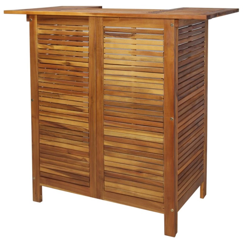 Mesa de bar 110x50x105 cm madeira de acácia maciça-Mesas de jardim-Home Retail